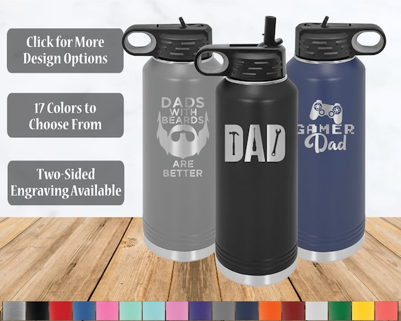 Engraved Thermos Stainless King 40oz Beverage Bottle Personalized