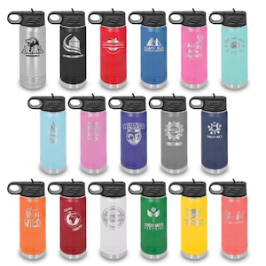 Personalized 20 oz Stainless Steel Polar Camel Water Bottle