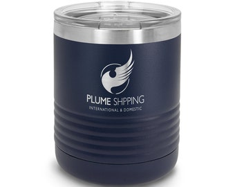 Mini gobelet personnalisé en acier inoxydable de 10 oz, gravé au laser de 10 oz avec revêtement en poudre, petite tasse à café isolée, gravure de texte personnalisée