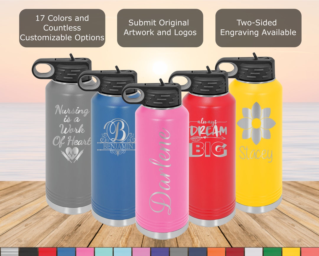 Personalized Polar Camel 40 Oz Insulated Stainless Steel Water Bottle ...