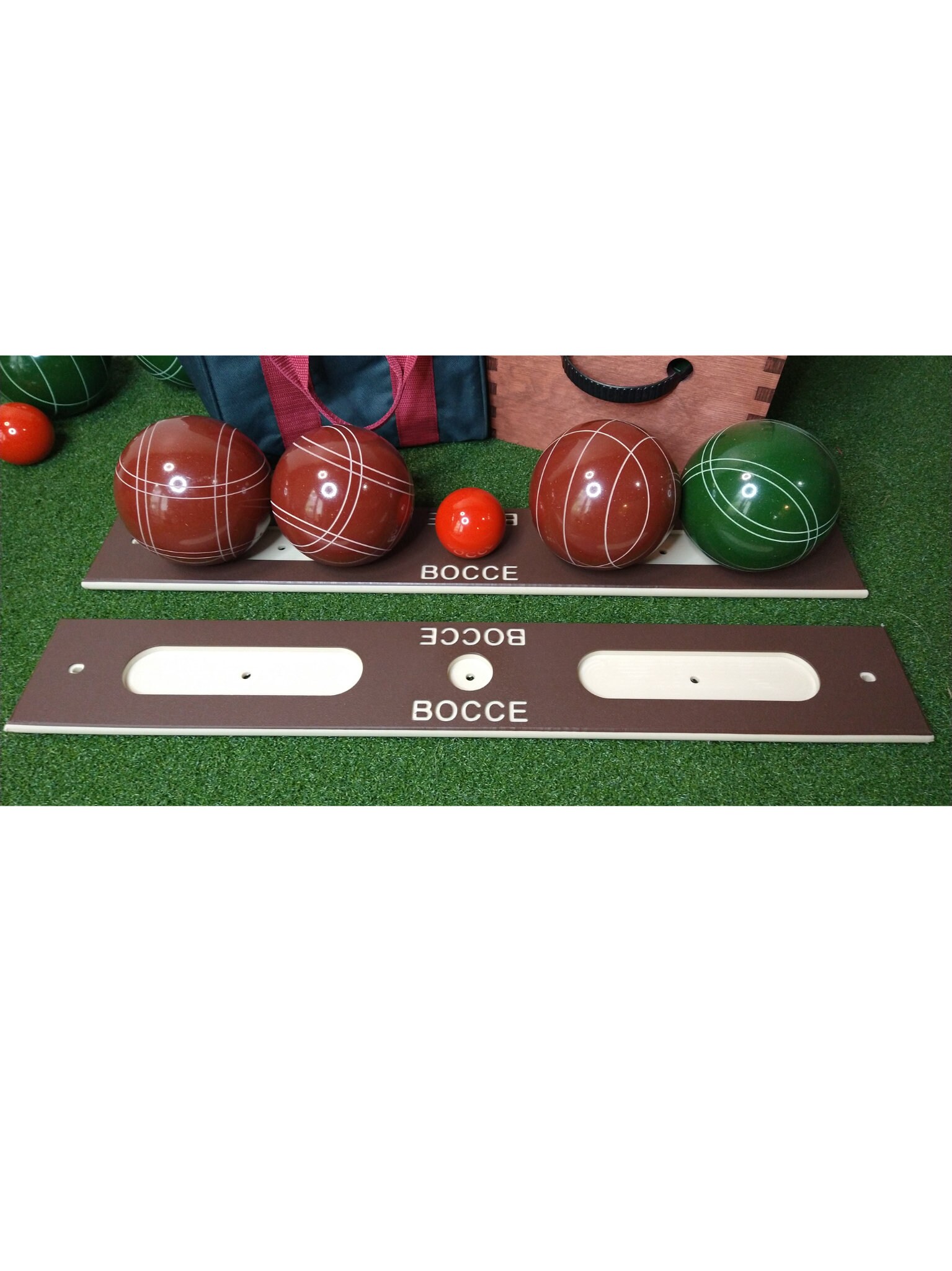 Bocce Ball Holders Bocce Ball Racks Set of 2 Etsy