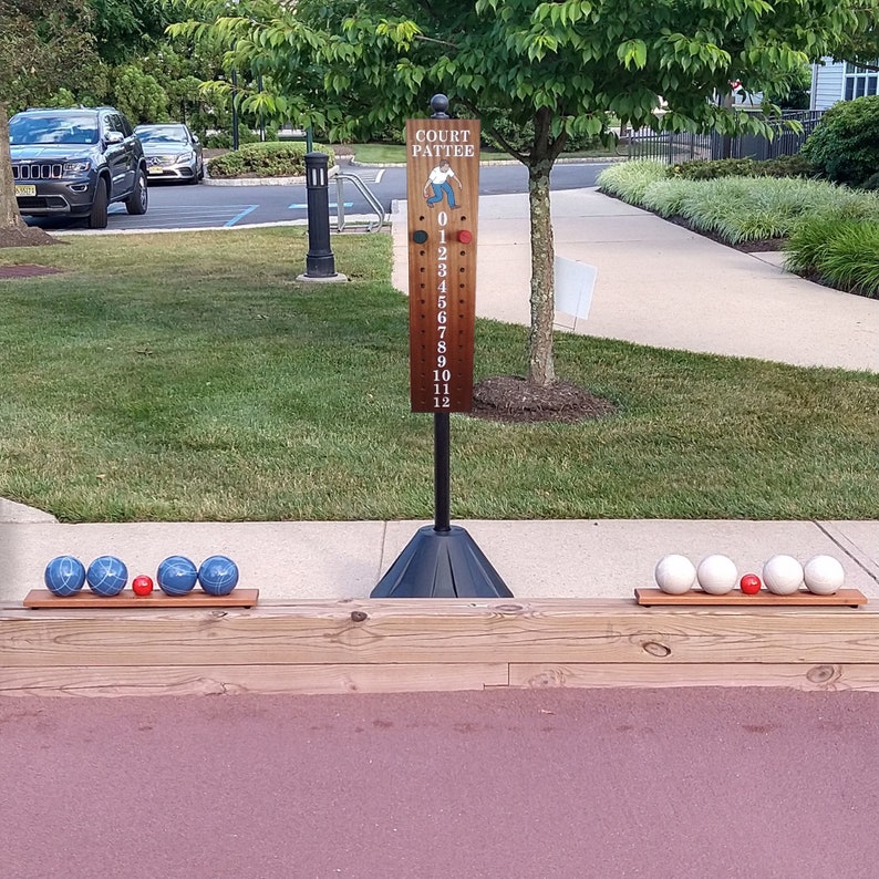 Personalized Bocce Scoreboard Extra Large Size the Perfect Gift Easily