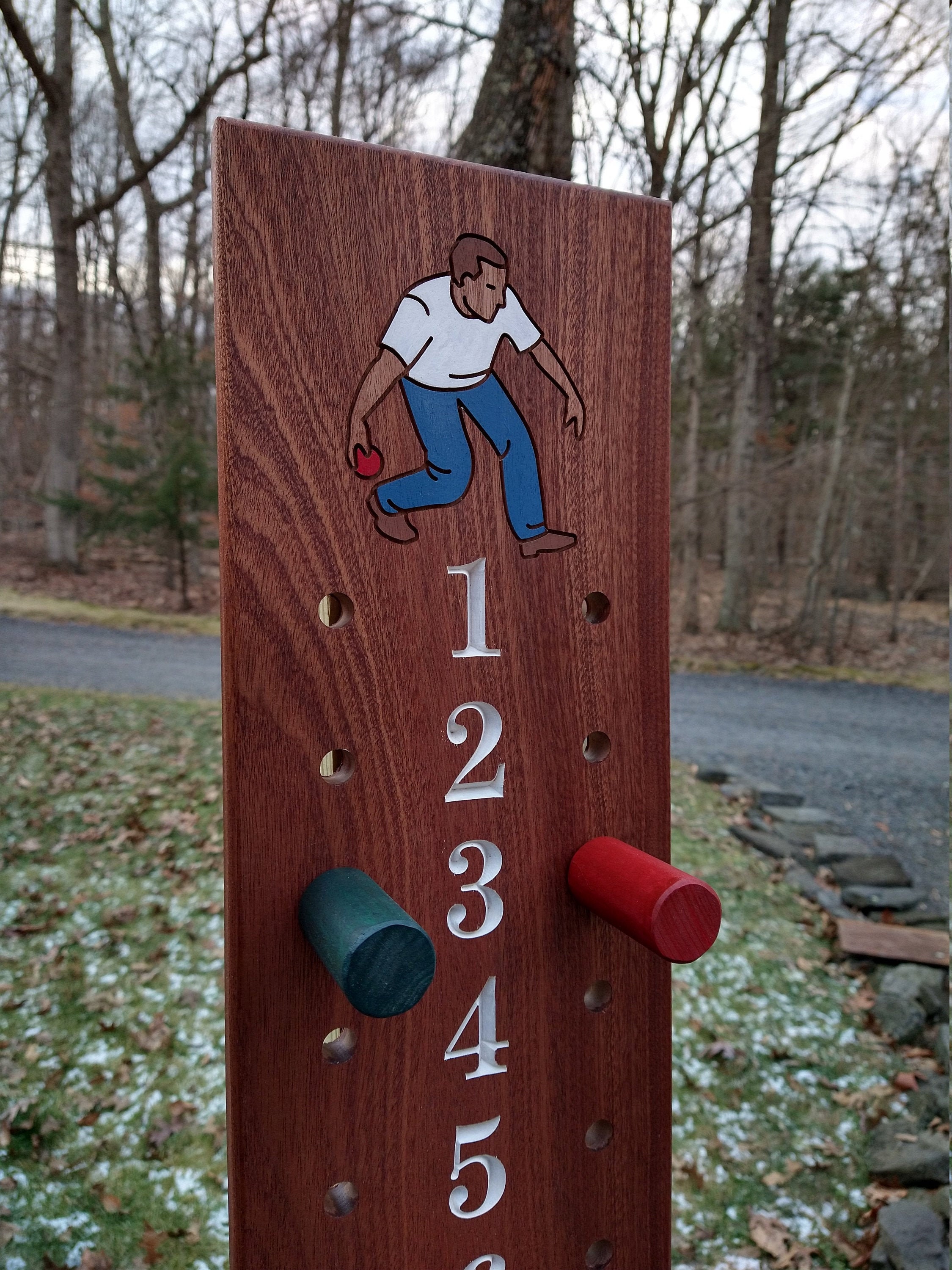 Bocce scoreboard Extra large size easily seen Beautiful Etsy
