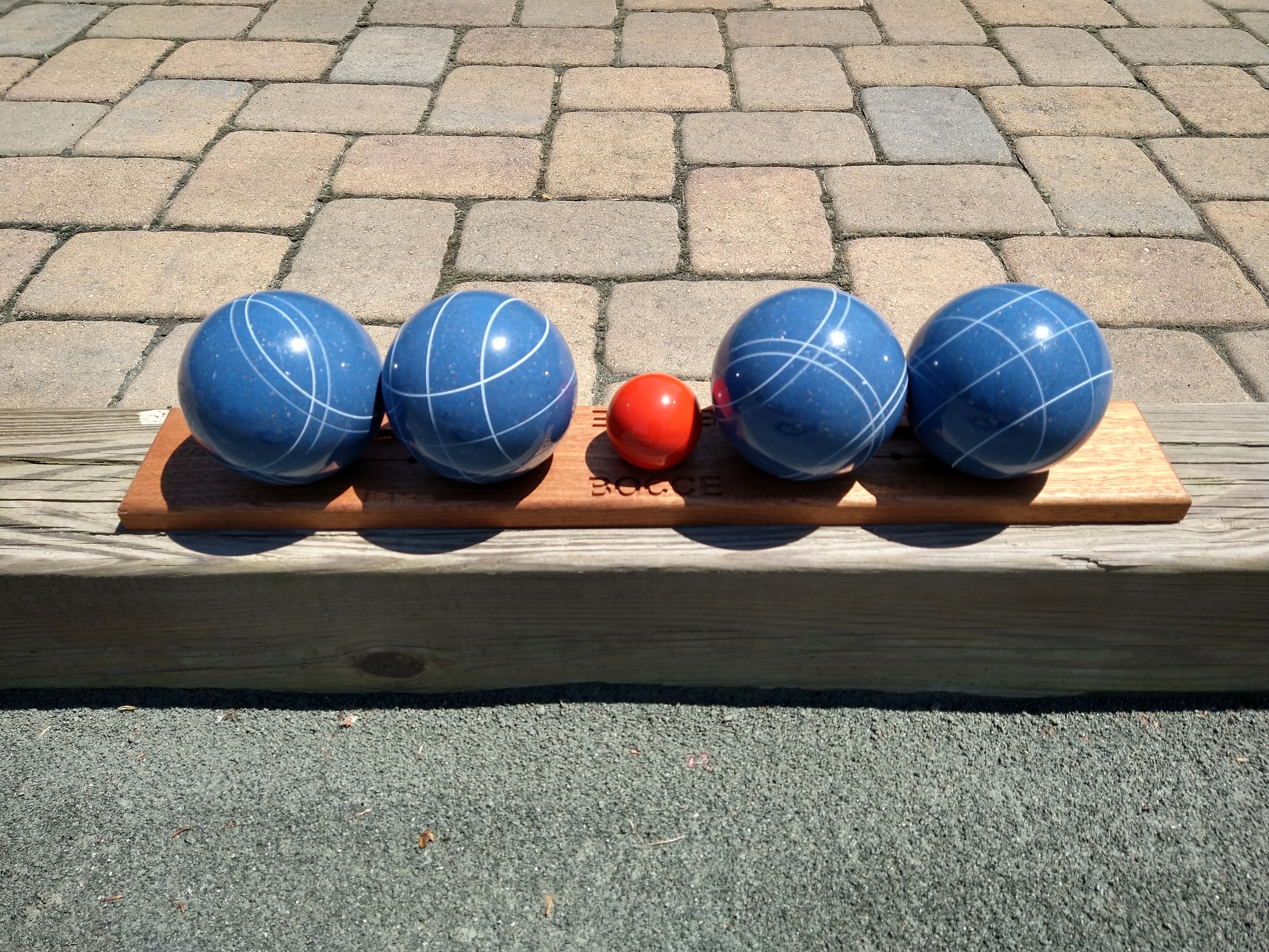 Mahogany Wood Bocce Ball Holders Bocce Ball Racks - Etsy