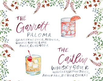 Signature Drinks Menu
