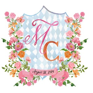 Custom Wedding Crest