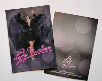 Postcard "Lady Maxime" - coat