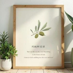 Psalm 52 8 - Etsy Schweiz