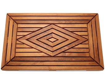 Our Designer Teak Shower Mat—Enriching Your Bathroom With Timeless Beauty
