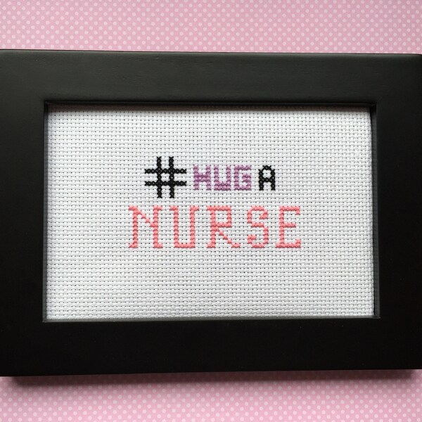 Nurse Cross Stitch Etsy