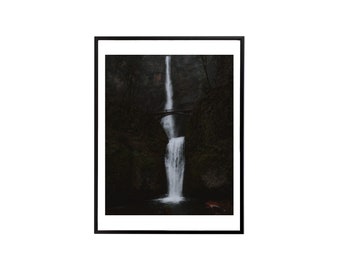 Multnomah Falls, Columbia River Gorge, Oregon, Fine Art Photo Print | Photography | Moody | Waterfall
