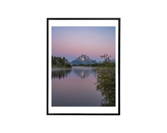 Oxbow Bend, Grand Teton National Park, Sunrise | Beautiful Landscape | Wall Art Print | Landscape Photography