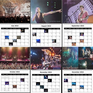 Backstage360 Concert 2023 Calendar - Etsy