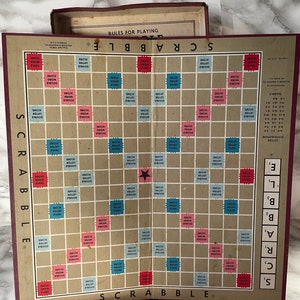 Guide de mots et de scrabble vintage