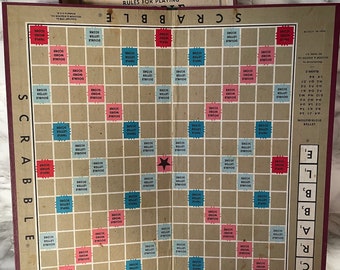Libro guía vintage de Scrabble y Word