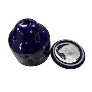 Baci Perugina tea light, vintage 2000s, Italian ceramic, baci perugina italy, bacio perugina ceramica