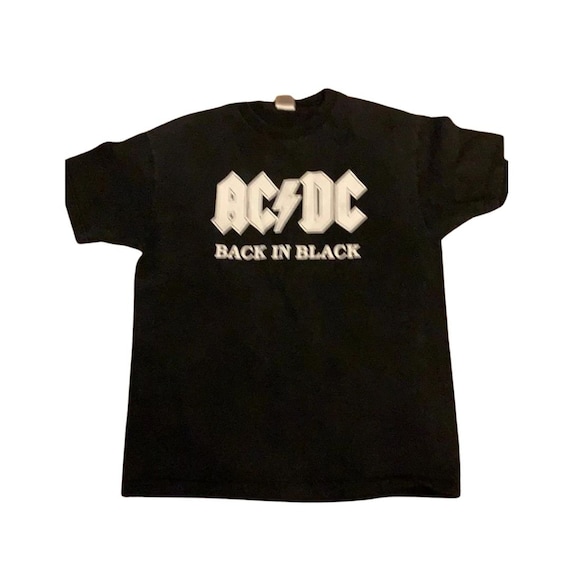 Buy Black AC/DC 90s T-shirt Online in India - Etsy