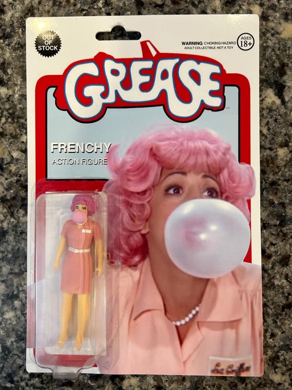frenchy dress grease Action Figurev grease prom