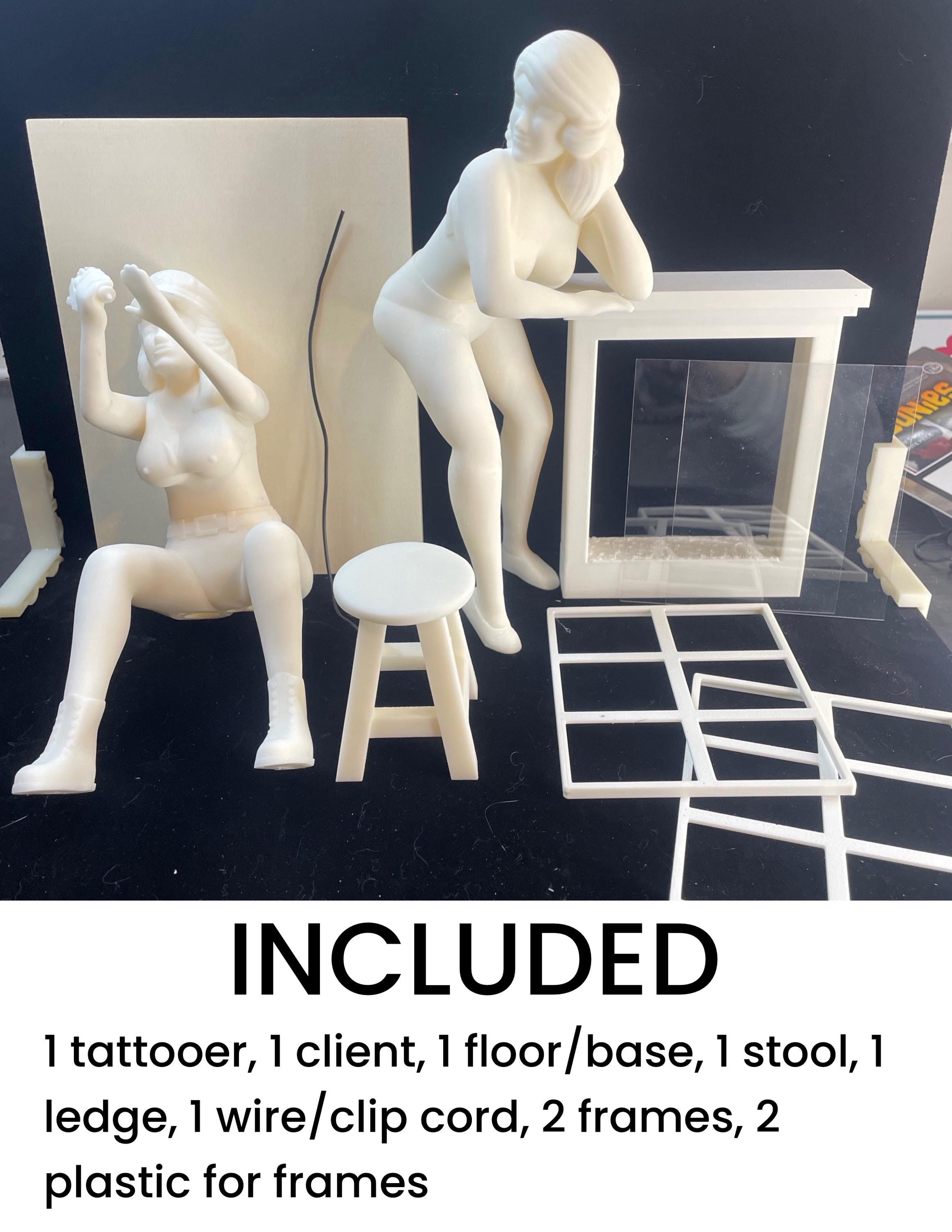 Tattooer Pin up Diy Model - Etsy