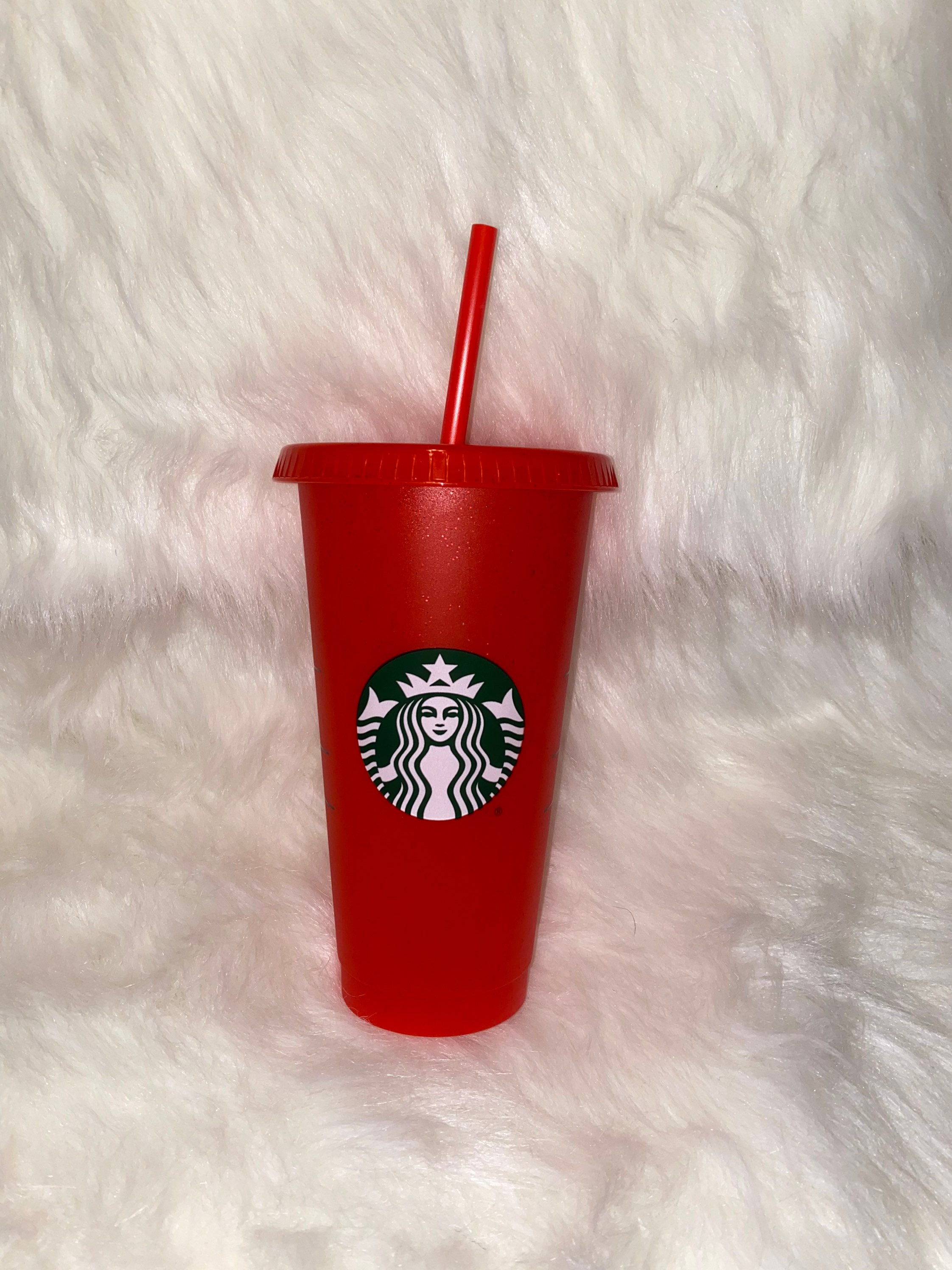 Aangepaste Limited Edition Red Starbucks Cup Etsy