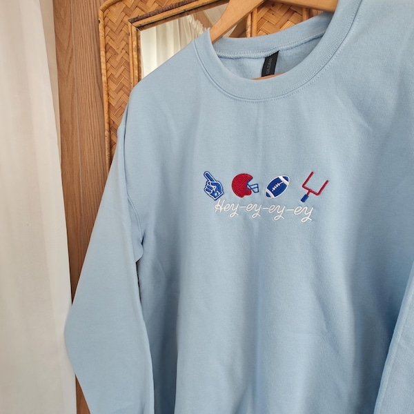 Hey-ey-ey-ey Buffalo Football Crewneck | Buffalo, NY Crewneck | Mafia | Plus Size
