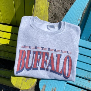 Vintage Inspired Buffalo Football Crewneck | Vintage  Bills Crewneck | Bills Mafia | Plus Size