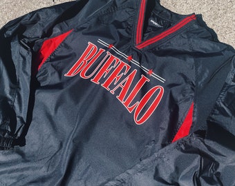 Vintage Style Buffalo Hockey Wind Breaker | Camisa corta-vento | Futebol Buffalo | Bills Mafia
