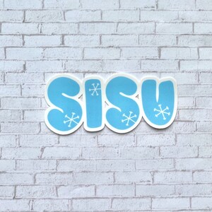 Waterproof Sisu Snowflake Sticker