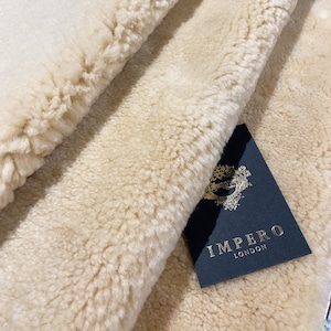 Premium Genuine Sheepskin Beige For Upholstery Sheepskin Sofa Cover Rug Decorative Throw Seat Pad Cover Fabric Pram Liner Baby Products