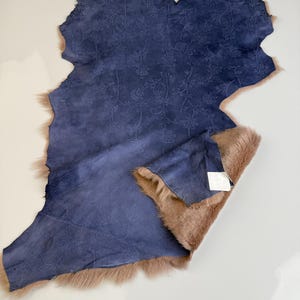 warm taupe sheepskin