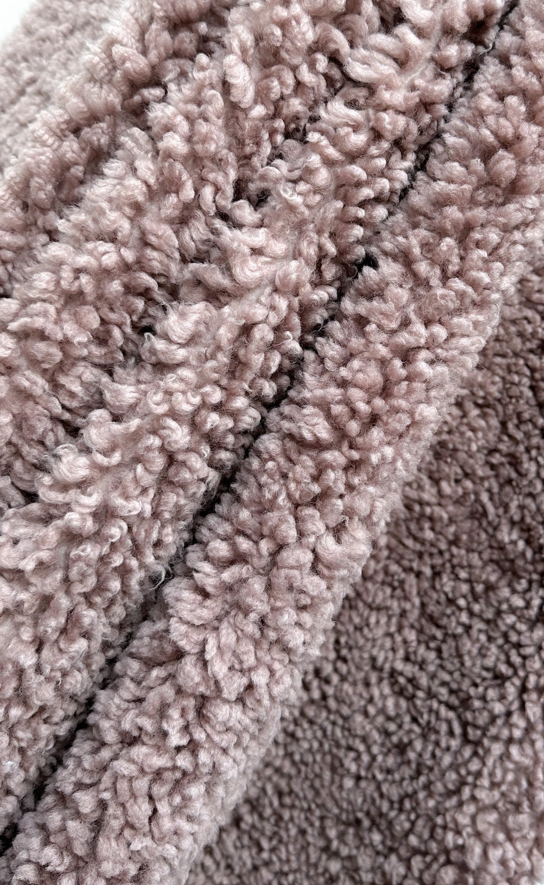 Wool Boucle Fabric Heavy Weight Texture Curly Upholstery Fabric Home Decor  By The Yard 57 Width,480GSM