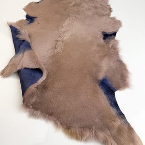 stone sheepskin dense wool