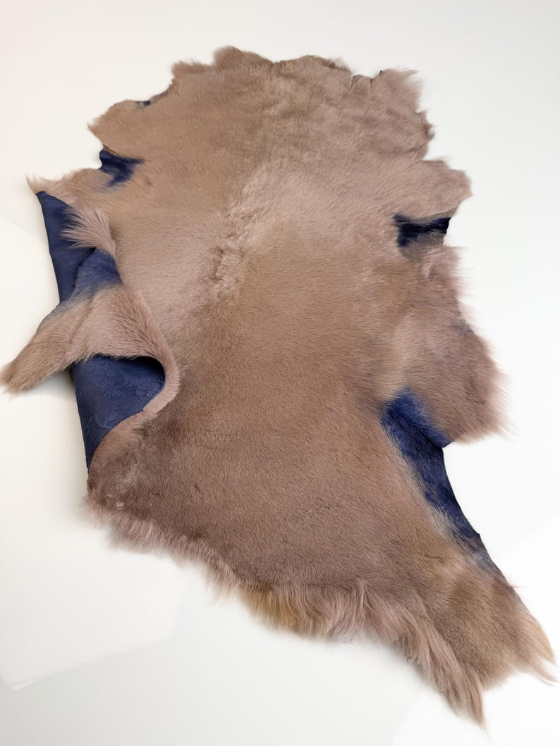 stone sheepskin dense wool