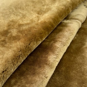 SNUGRUGS Ladies Brown Leather Gilet/Body Warmer, Aviator Finish Made From Double Faced Sheepskin