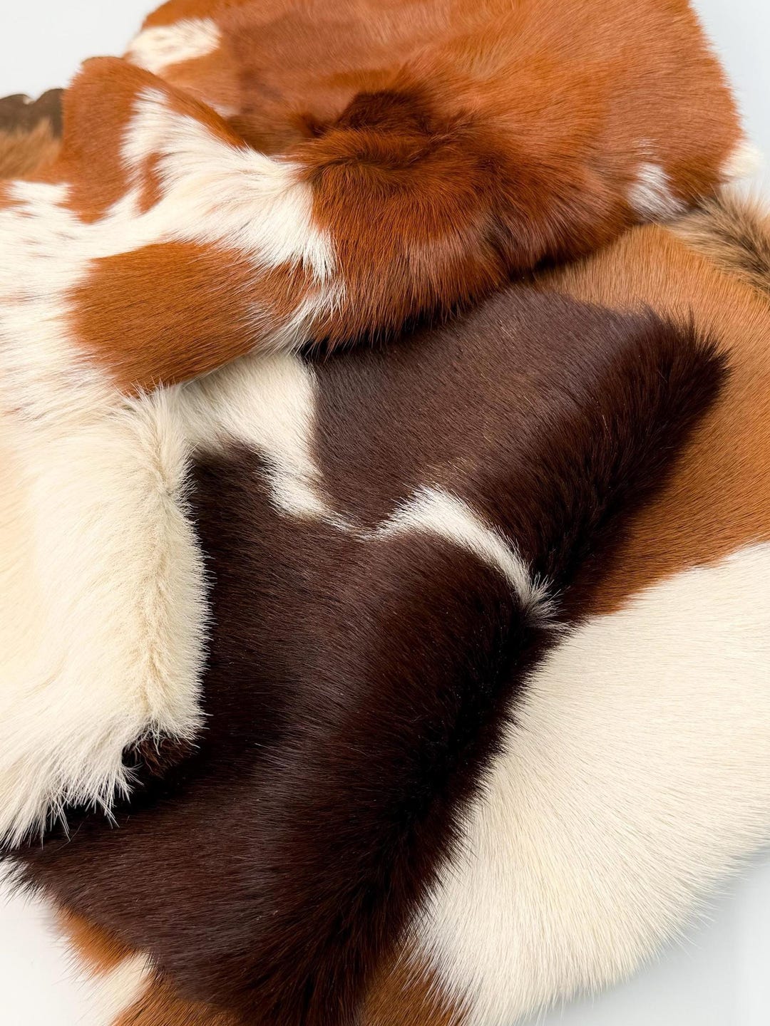 Genuine Hair-on Cowhide Offcut Bundle – 3 Pieces | Natural Tannery ...