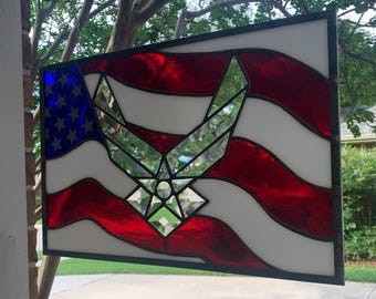U.S.Air Force “Fly-Fight-Win” Stained Glass