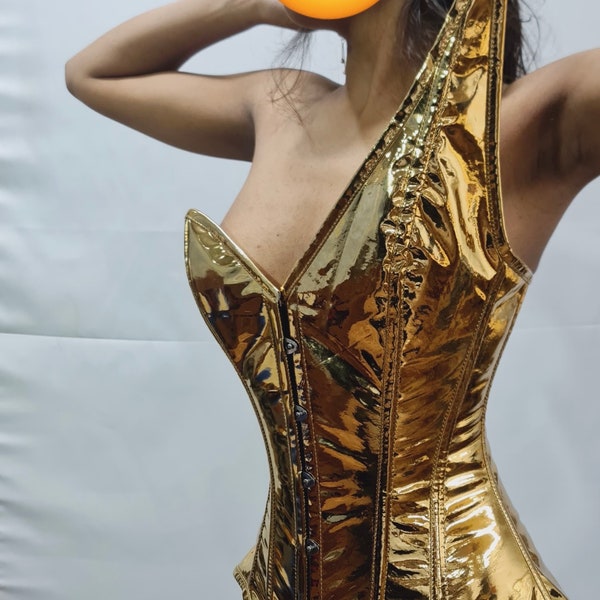 Gold Chrome Corset lll