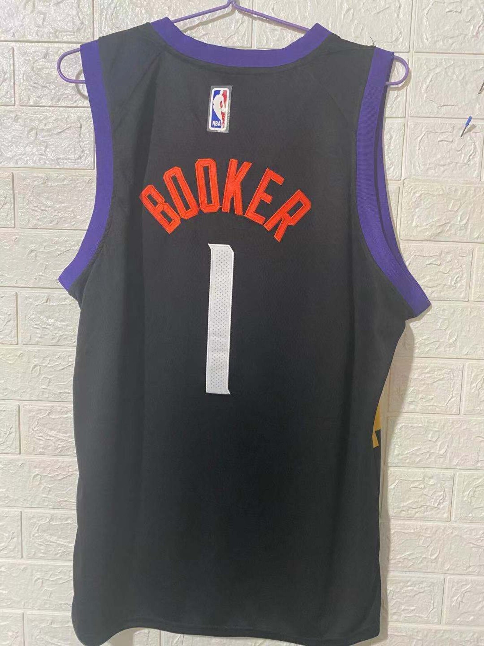 devin booker throwback suns jersey