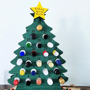 Advent Calendar Mini Liquor Tree Christmas Alcohol Tree Mini
