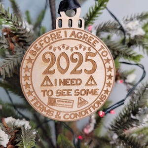 2025 Inflation Christmas Ornaments Sarcastic Ornament Snarky Ornament White Elephant Gift