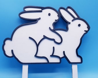Spring is in the air with these humping bunnies!