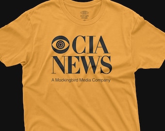 Maglietta Mockingbird Media, maglietta di propaganda, satira politica, regali a tema teorie del complotto