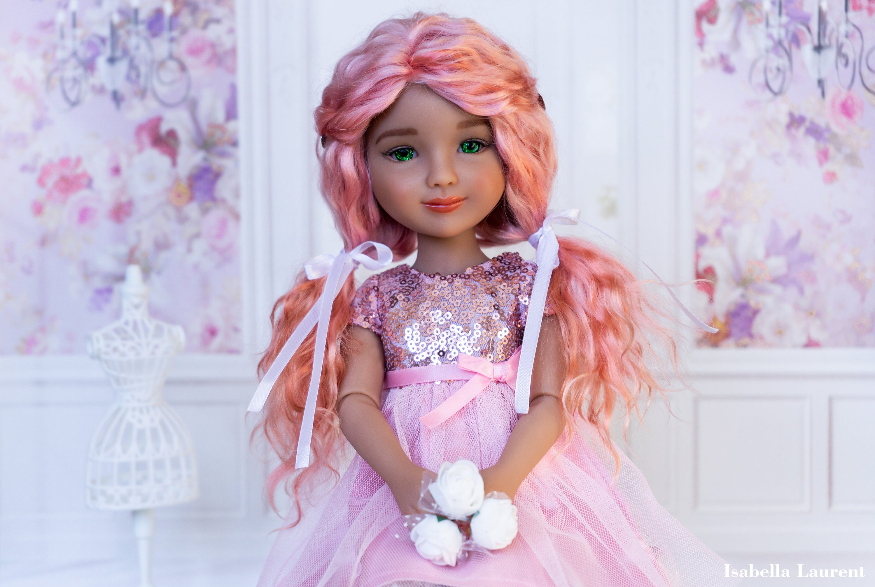 Preorder OOAK Ruby Red Fashion Friends repaint doll custom Etsy