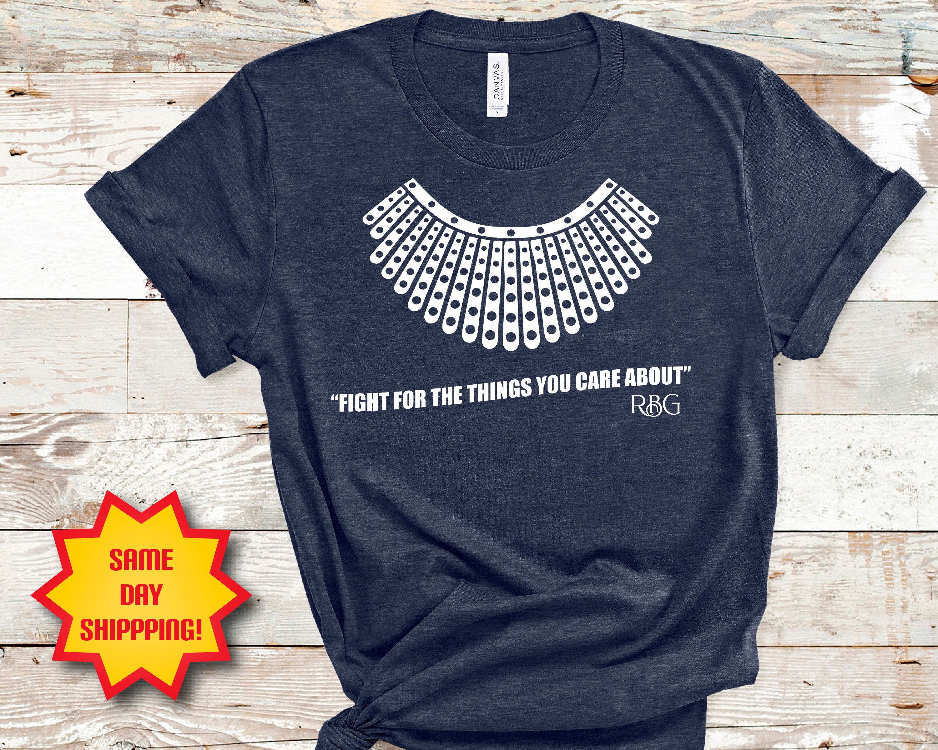 RBG Collar Shirt RBG Shirt Justice Ruth 