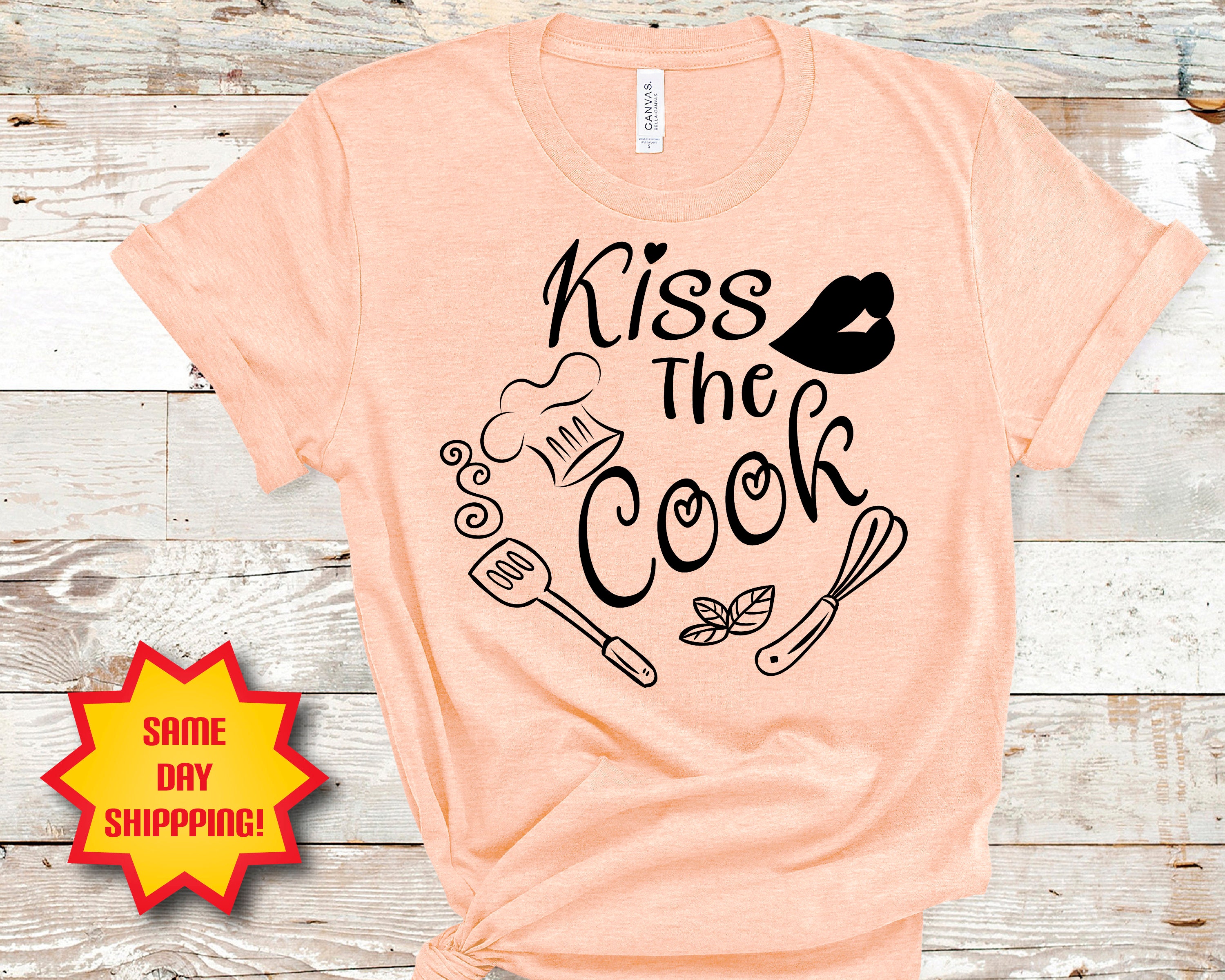 Kiss the Cook Shirt - Etsy Australia