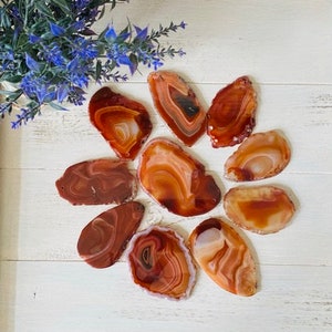 Agate Crystal, Brazilian Agate Geode, Orange Agate Slices, Agate Slices, Orange Agate, Orange, Natural