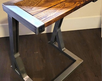 Barstools Made Custom to Order - Walnut or Oak with Real American Steel