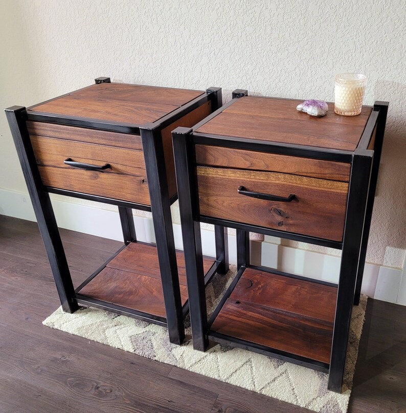 Made to Order Single Drawer Side Tables Etsy