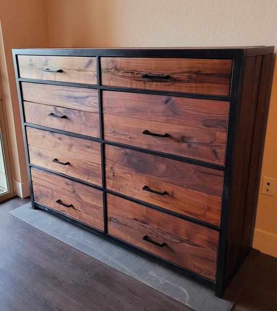 open lace back dress Los Angeles Oversized Solid Wood Dresser – Modern Farmhouse Style with  Spacious Storage main image 0
