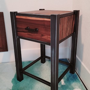 Industrial Rustic Side Tables or Nightstands - Handmade to Order ~~~~First of Two Payments~~~~